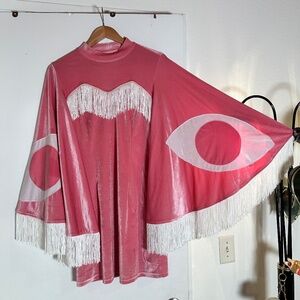 Discontinued: Fringe pink moth mini PENDING SALE